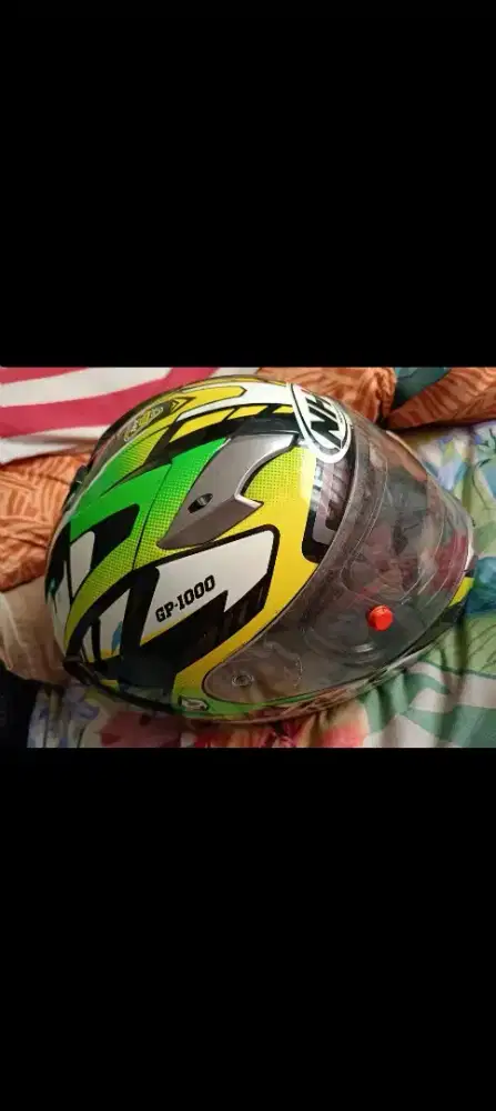 Dijual Helm Full Face Double Visor NHK size L modif keren.
