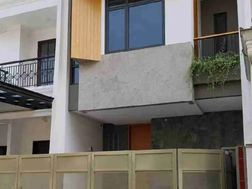 Rumah Modern 3 Lantai Rapih Siap Huni LT 86 Di Pondok Bambu Jakarta Timur