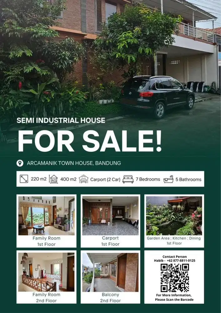 Rumah super luas di Arcamanik Bandung