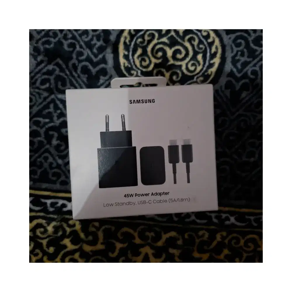 Travel Adapter PD Samsung 45w + Cable USB C
