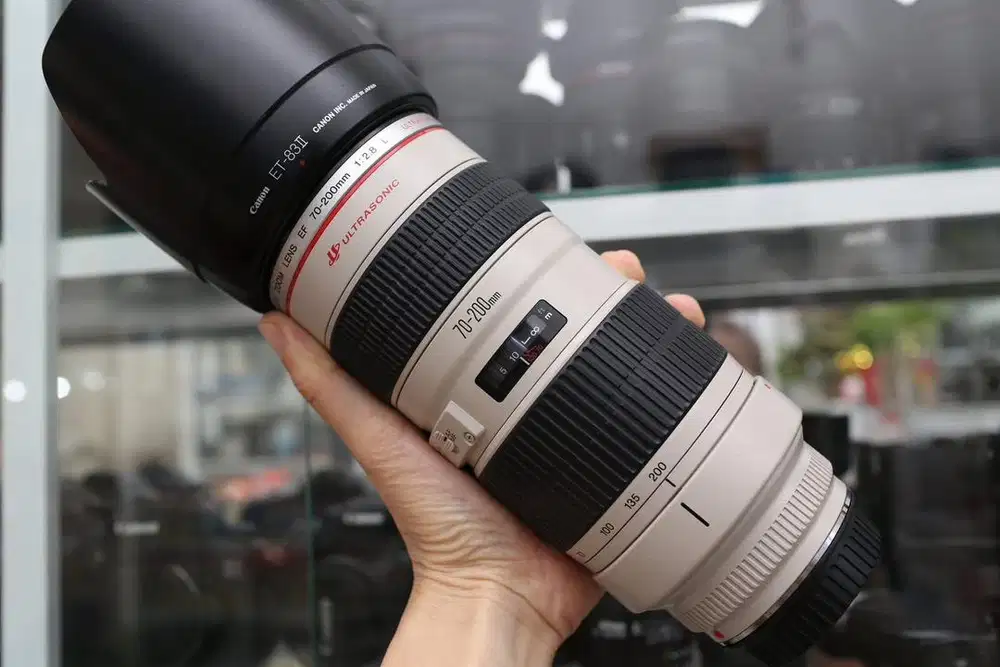 Canon 70 200mm f2.8 L USM Super Like New Fullset Bok