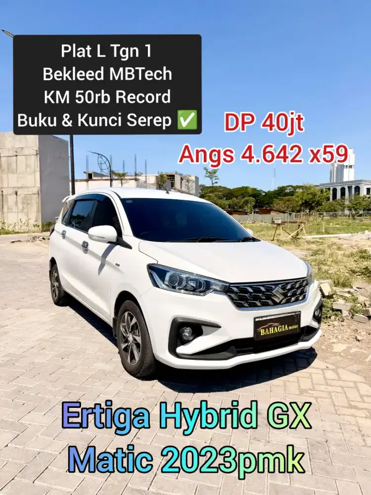 (LOW KM) Ertiga GX Hybrid 2022 pmk 2023 Matic AT Putih CVT Cruise 2021