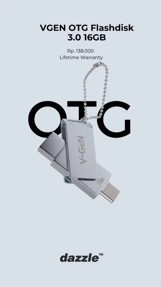 FLASHDISK OTG VGEN GARANSI