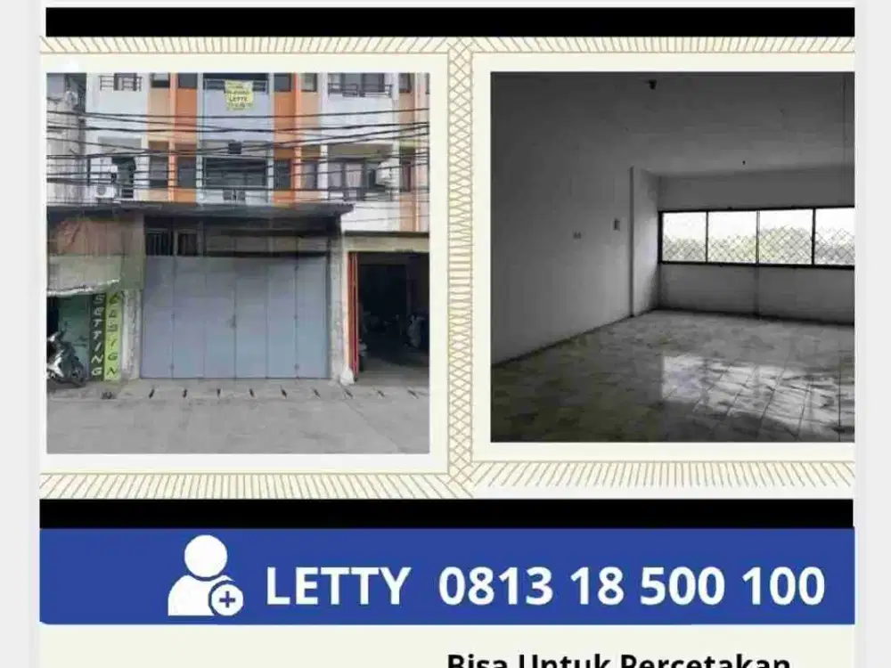 Ruko 4 Lantai Kemayoran Strategis di Jakarta Pusat