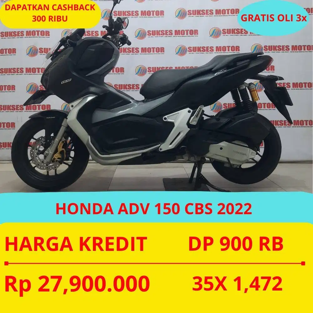 HONDA ADV 150 CBS 2022 DP MURAH 900 RIBU GUYSS