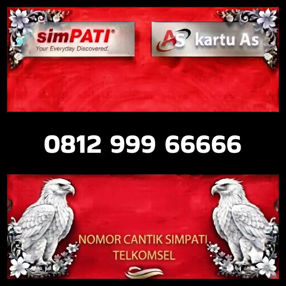 Nomor cantik simpati Telkomsel super
