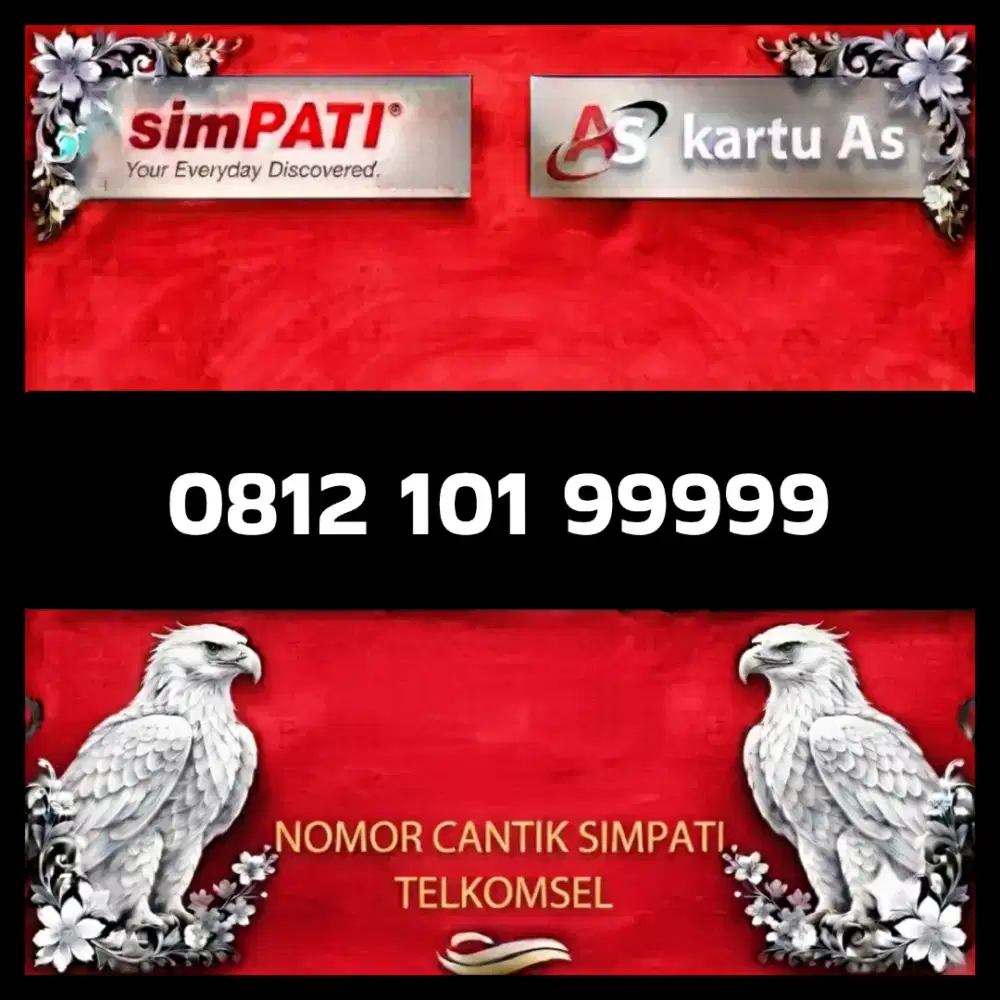 Nomor cantik simpati Telkomsel super
