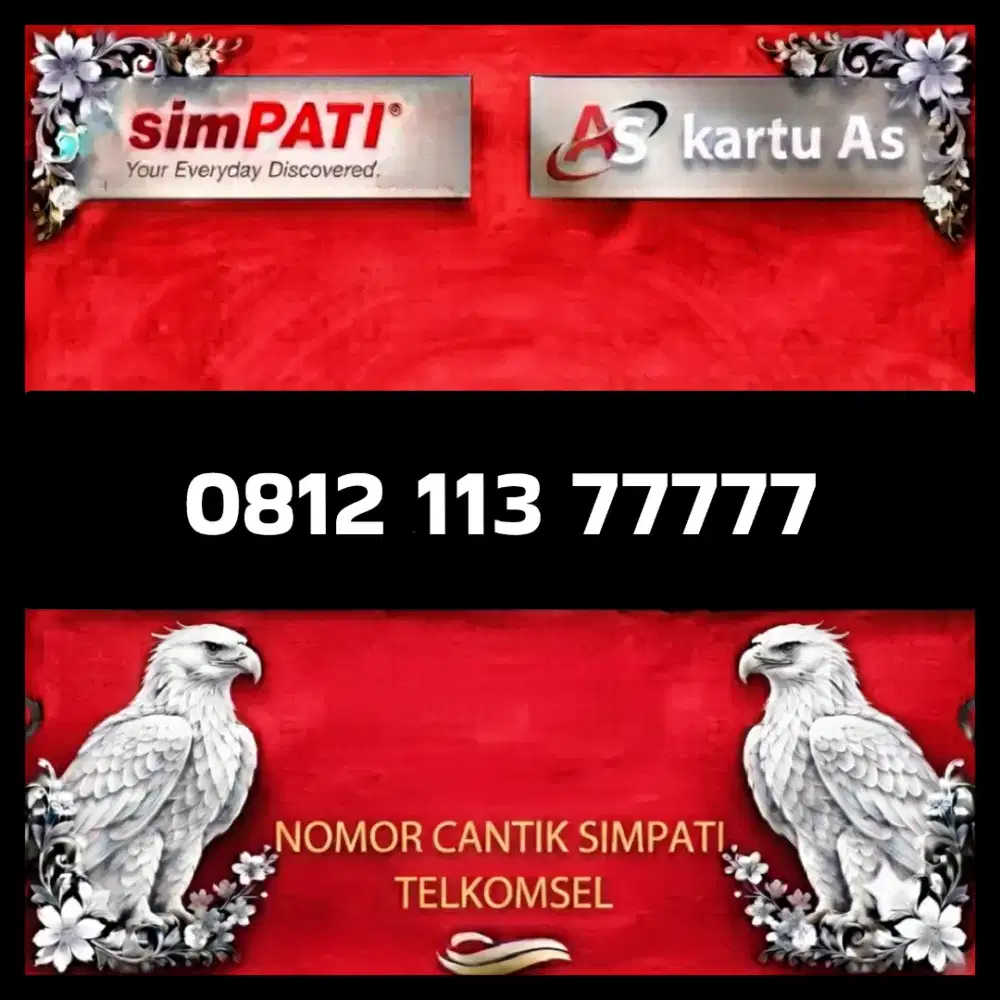 Nomor cantik simpati Telkomsel super