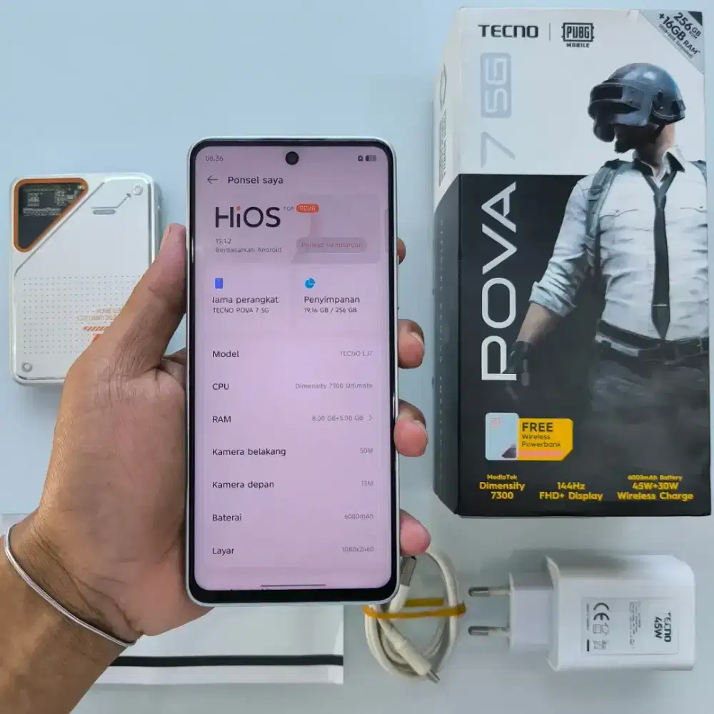 Tecno Pova 7 5G 8/256GB Silver