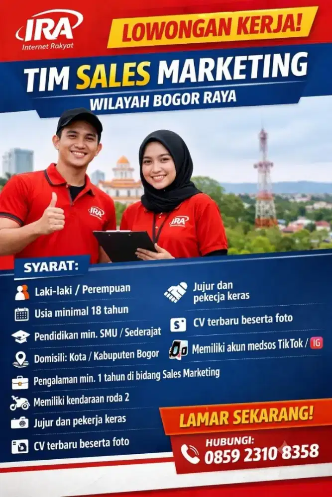 Dicari sales marketing