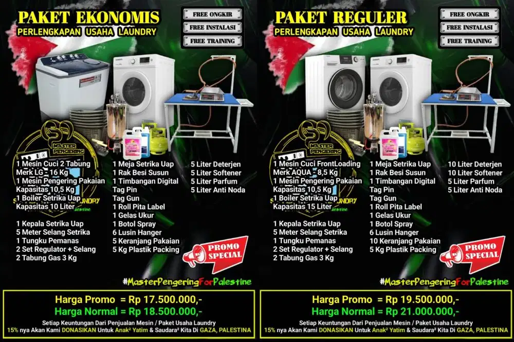 PAKET LENGKAP USAHA LAUNDRY
