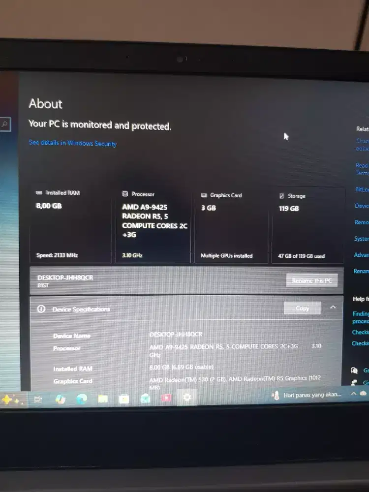 Lenovo Ideapad S145 Amd 9