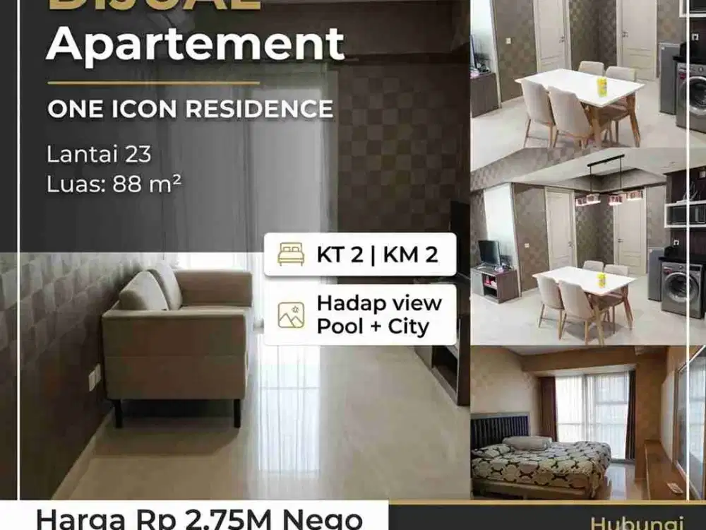 Apartment Jual One Icon Tunjungan Plaza Surabaya Pusat