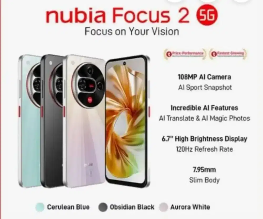 Nubia Focus 2 5G (8+12GB & 256GB)