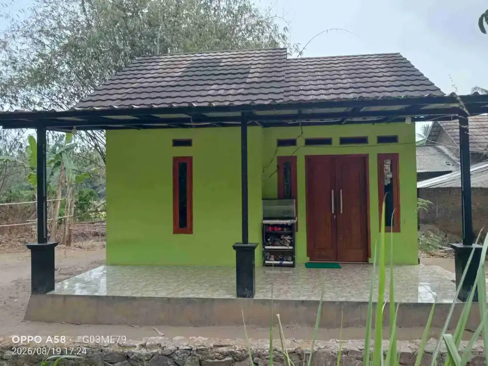 jual rumah kampung akses mobil surat sertifikat bangunan baru
