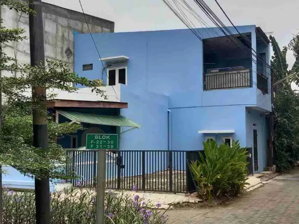 Rumah Hoek 2 LT di Cibubur Villa, Cibubur