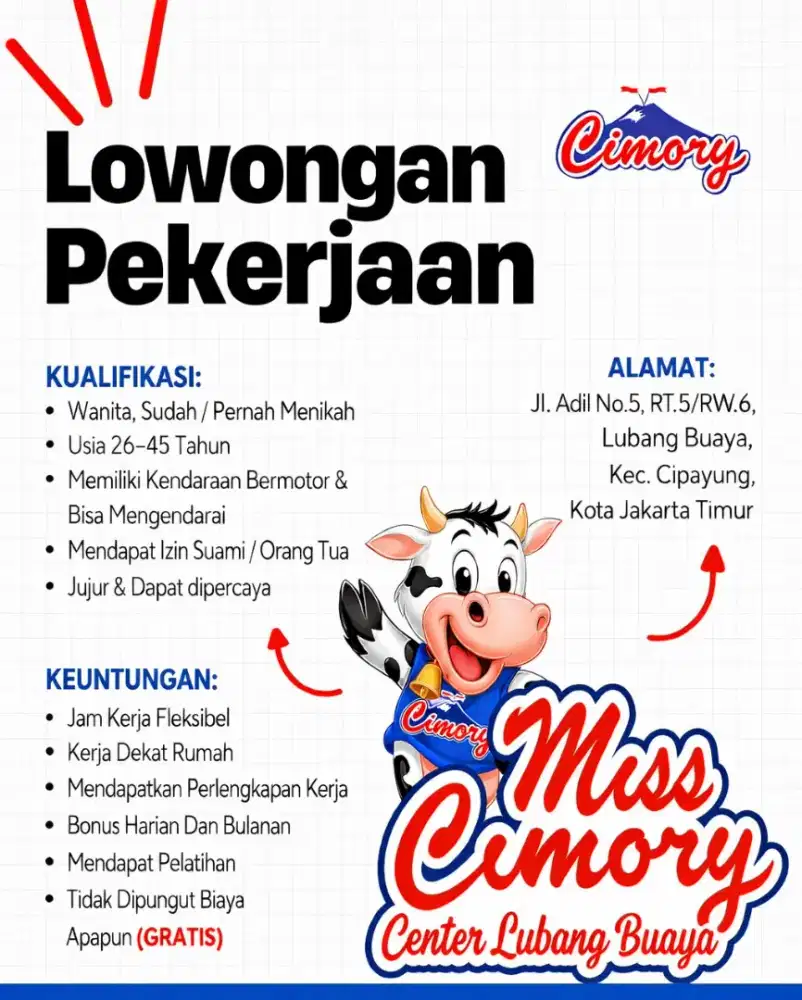 LOWONGAN KERJA GRATIS