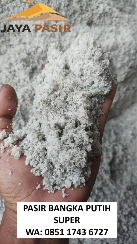 Pasir Bangka Putih Super - 6 Kubik