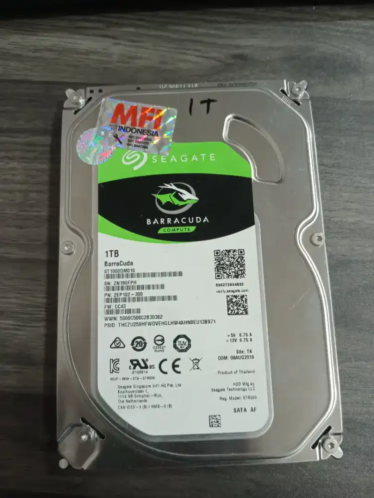 Hardisk ITB SEAGETE 100%