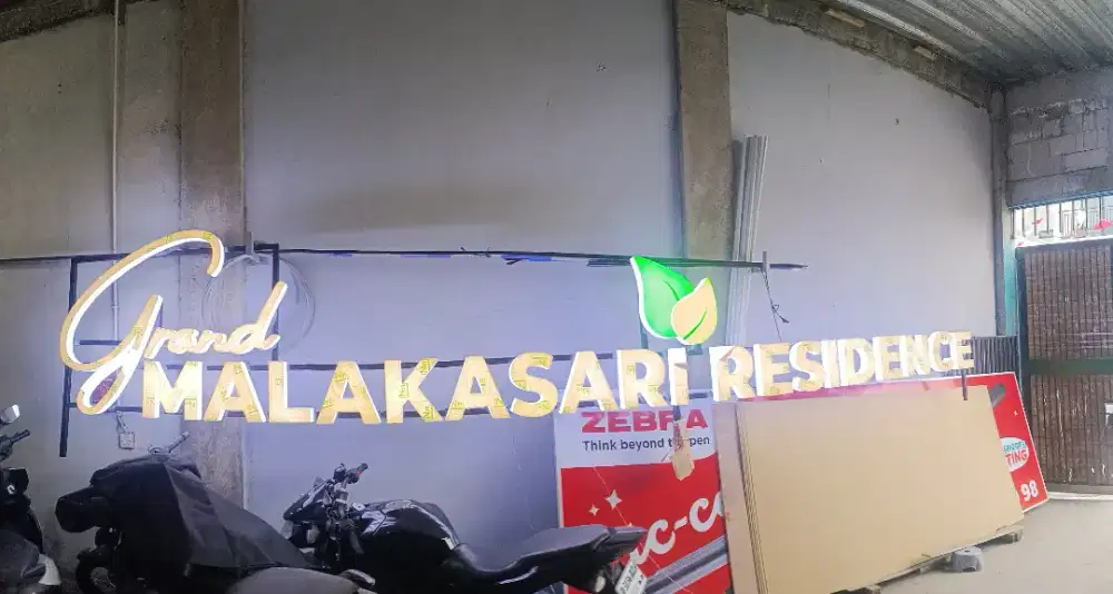 Papan nama kantor indor dan outdor