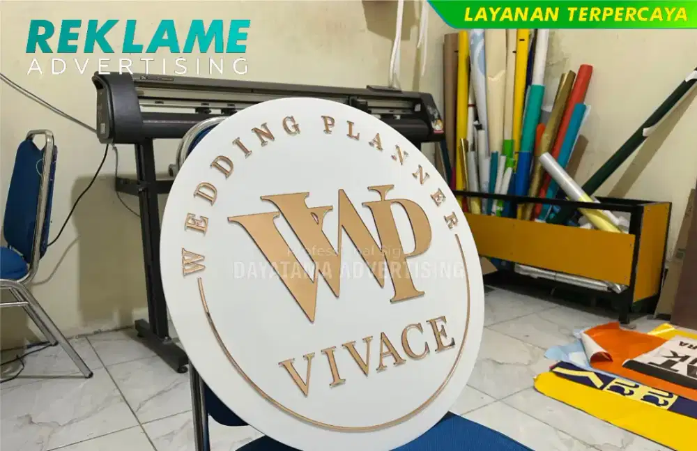 Papan nama kantor indor dan outdor