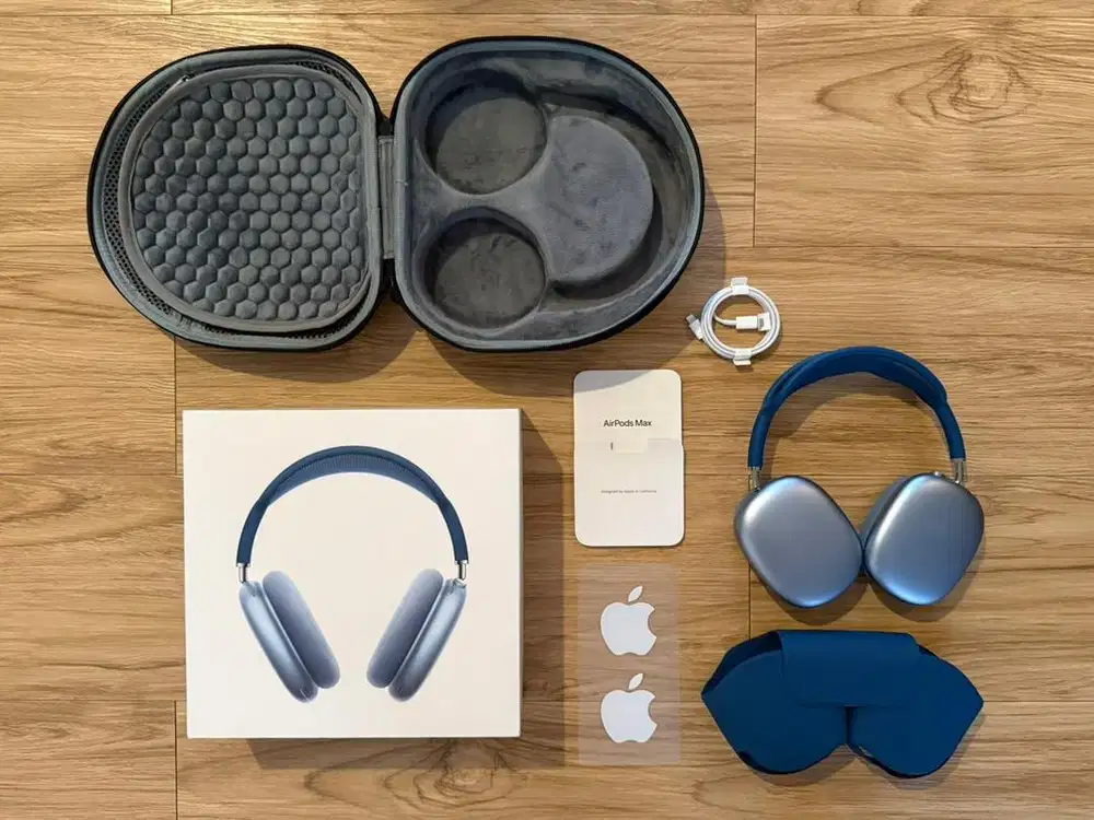 AirPods Max Gen 1 (Lightning) Sky Blue Full Set