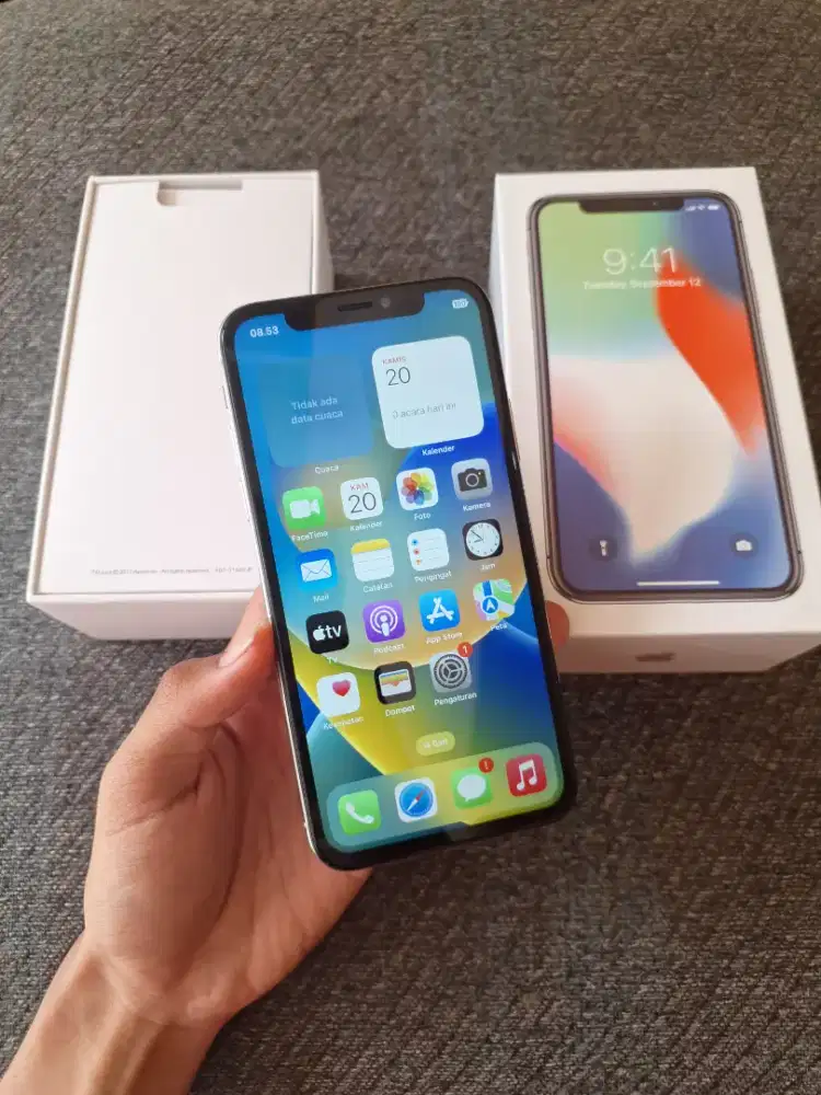 Iphone x 256gb fullset normal