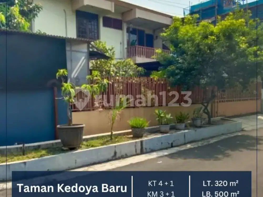 Dijual Cepat - Rumah Posisi Hoek Bagus Siap Huni Sangat Strategis & Bisa KPR Di Taman Kedoya Baru, Jakarta Barat