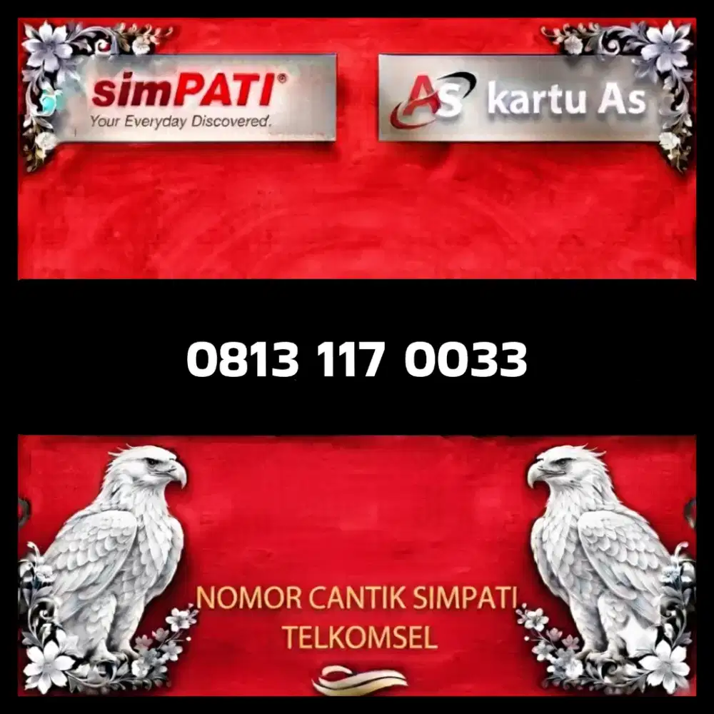 Nomor cantik simpati Telkomsel super