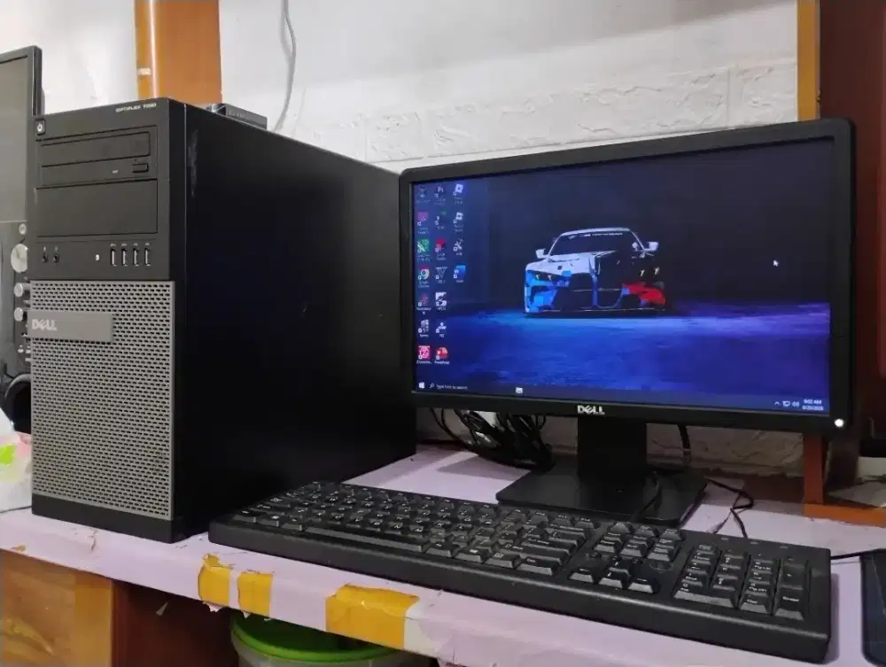 Pc gaming dell / intel gen4 + ram 8gb + monitor 19 inch