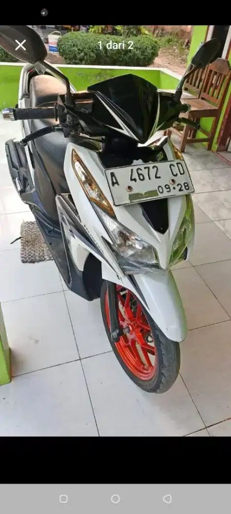 Vario kzr 125 SS lengkap plat serang