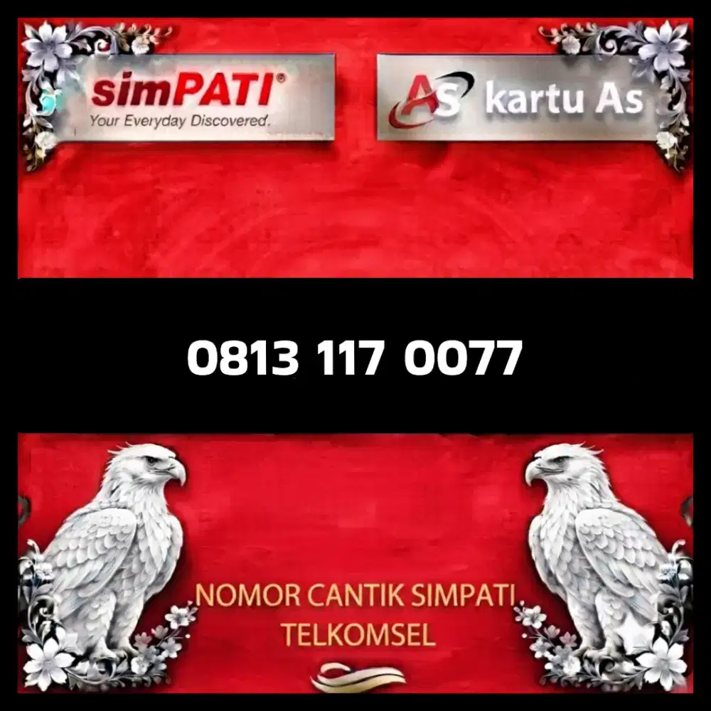 Nomor cantik simpati Telkomsel super