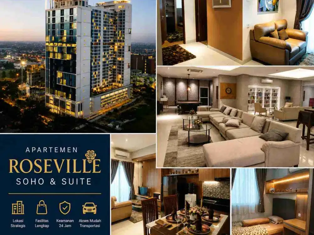 dijual.apartemen roseville Soho and suite Bsd