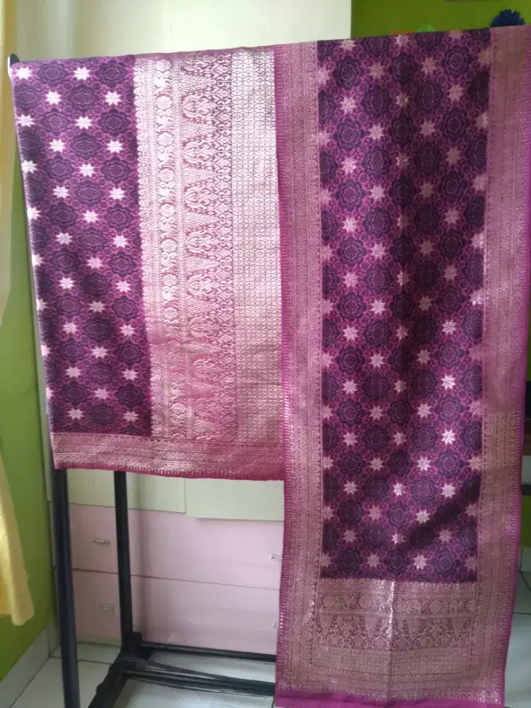 Songket Palembang bagus warna cerah