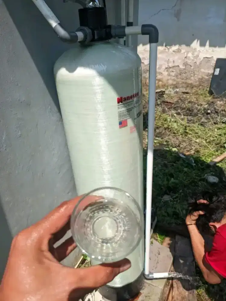 Sepaket filter air tabung frp1054/Dengan 2kedia