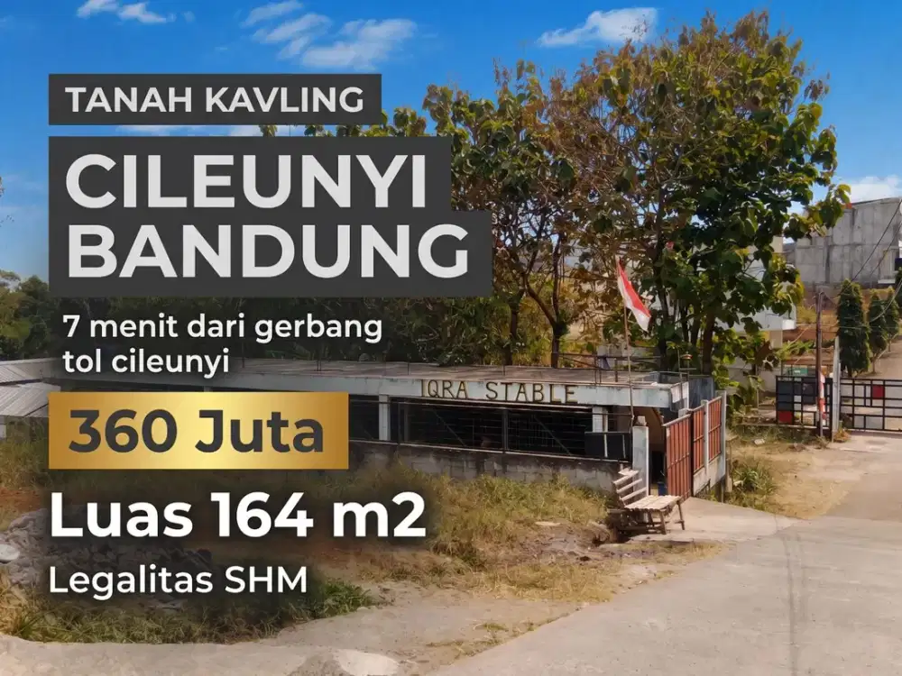 Tanah Kavling SHM 164 m² Cileunyi Dekat Tol & IPDN