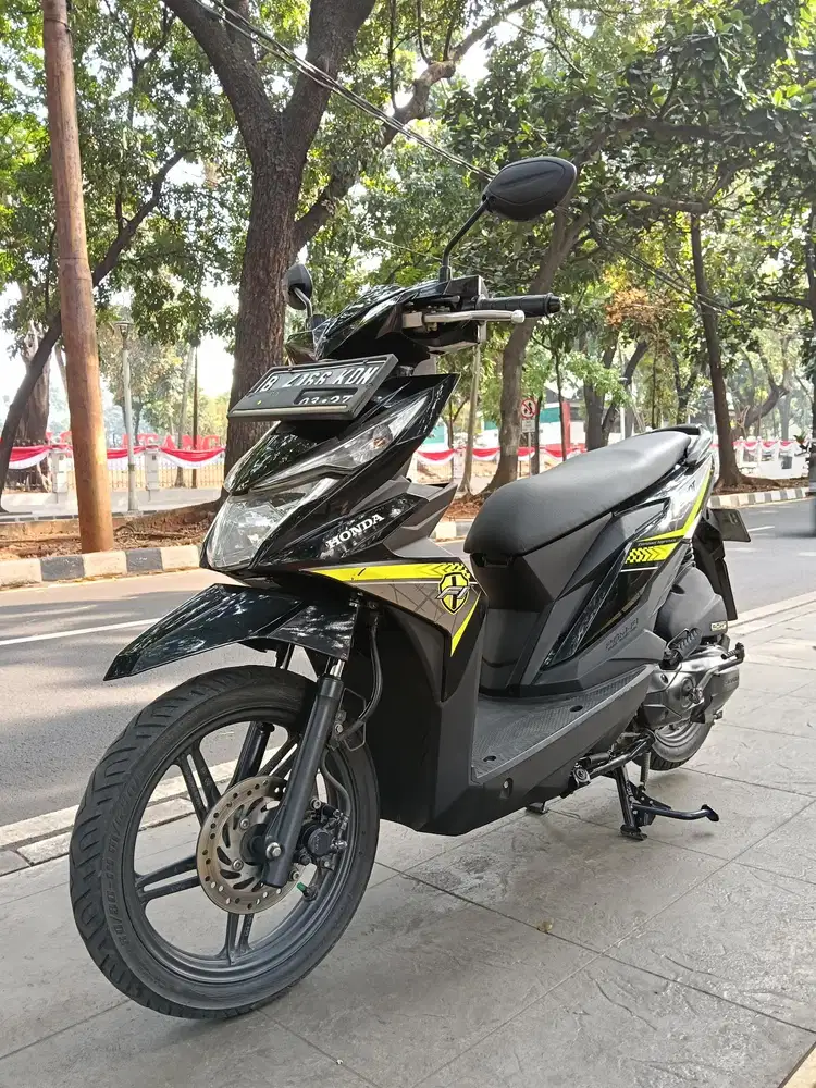 DIJUAL CASH HONDA BEAT ECO CBS FI THN 2017 PJK IDUP SIAP PAKAI
