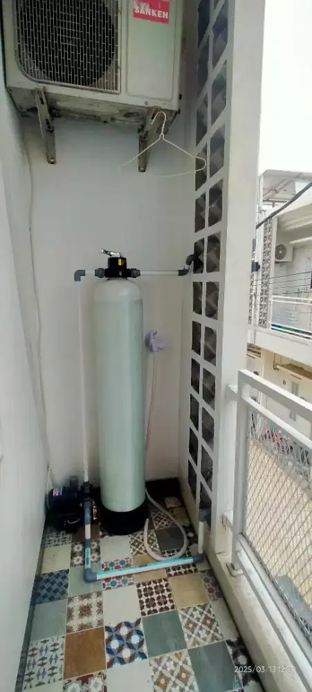 Sepaket filter air tabung frp1054/Dengan 2media