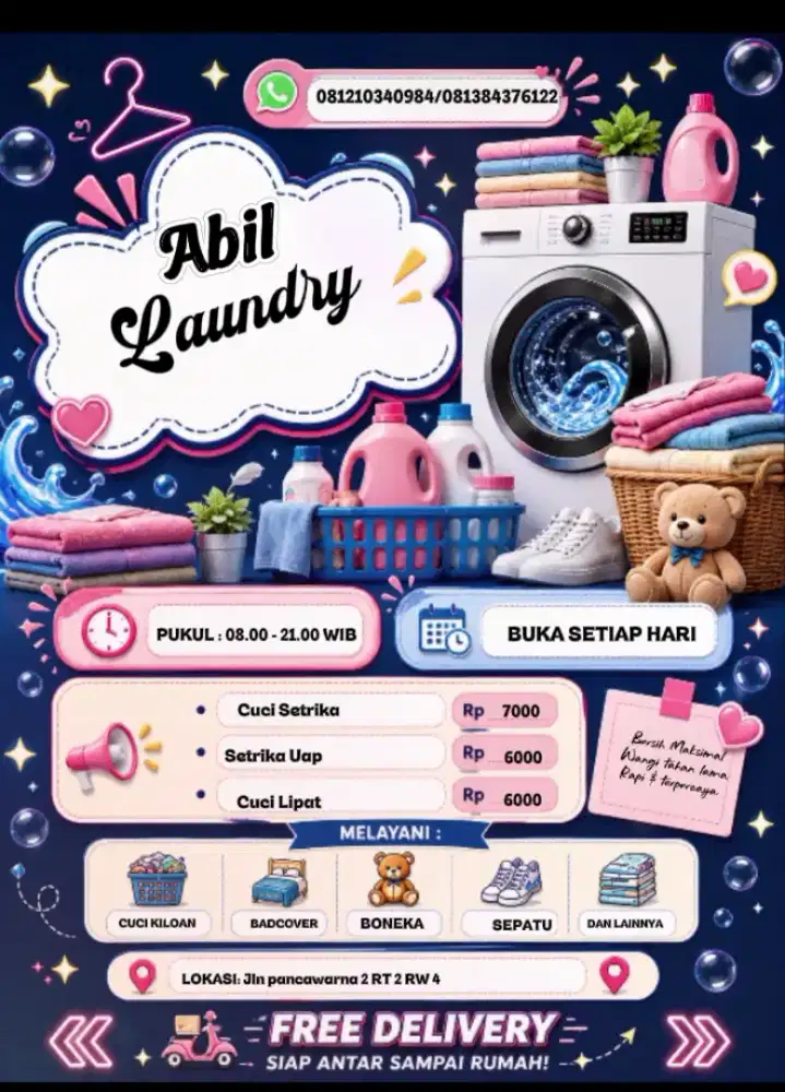 Jasa Setrika Uap