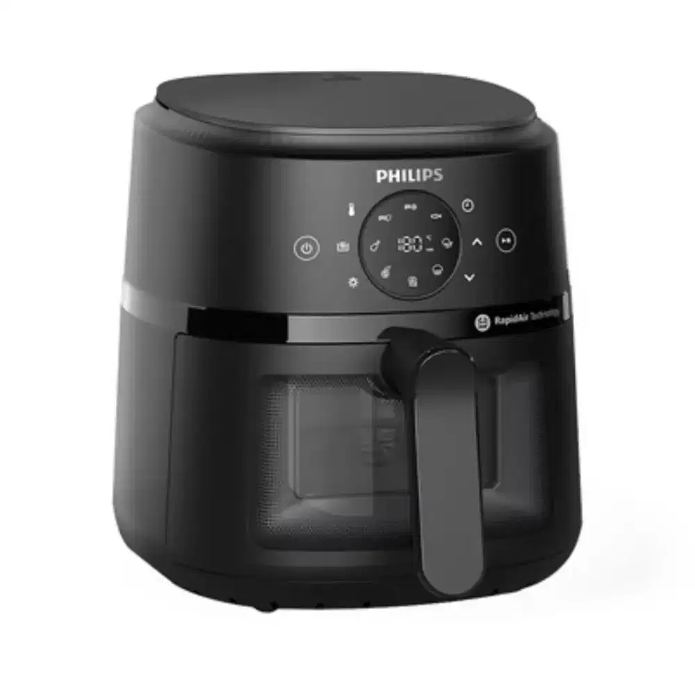 Philips Air Fryer Digital Low Watt Compact 3,2 L Transparan NA210/00