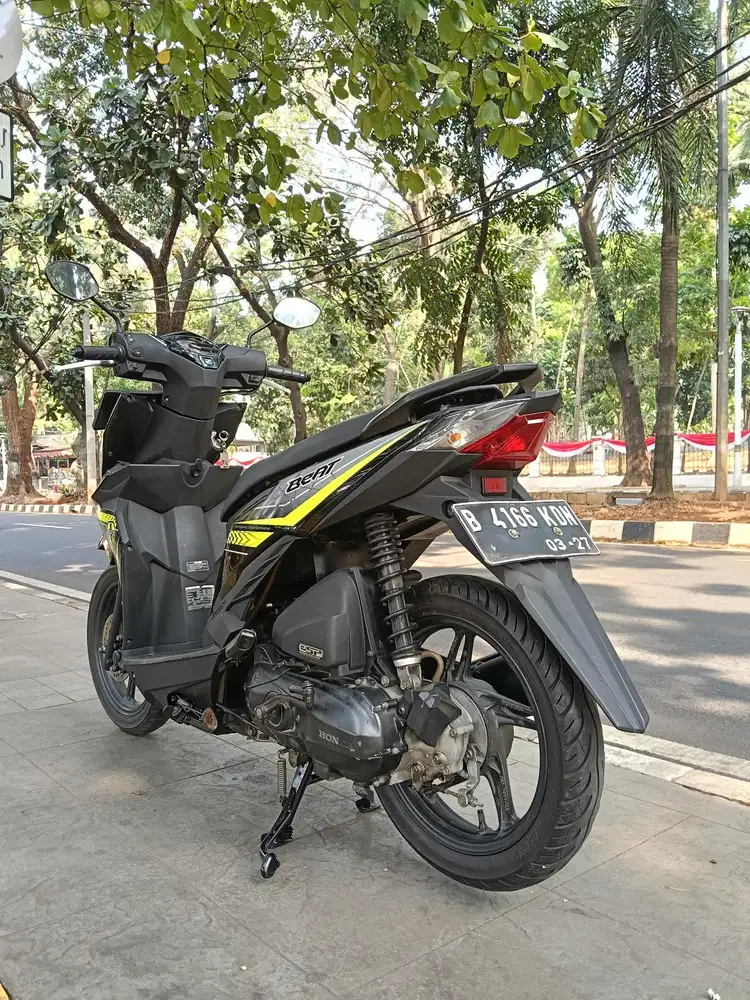 DIJUAL CASH HONDA BEAT ECO CBS FI THN 2017 PJK IDUP SIAP PAKAI