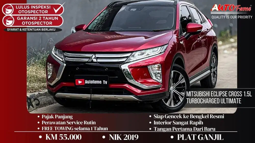 KM55RB Mitsubishi Eclipse Cross 1.5L Turbocharged Ultimate NIK 2019 Ak