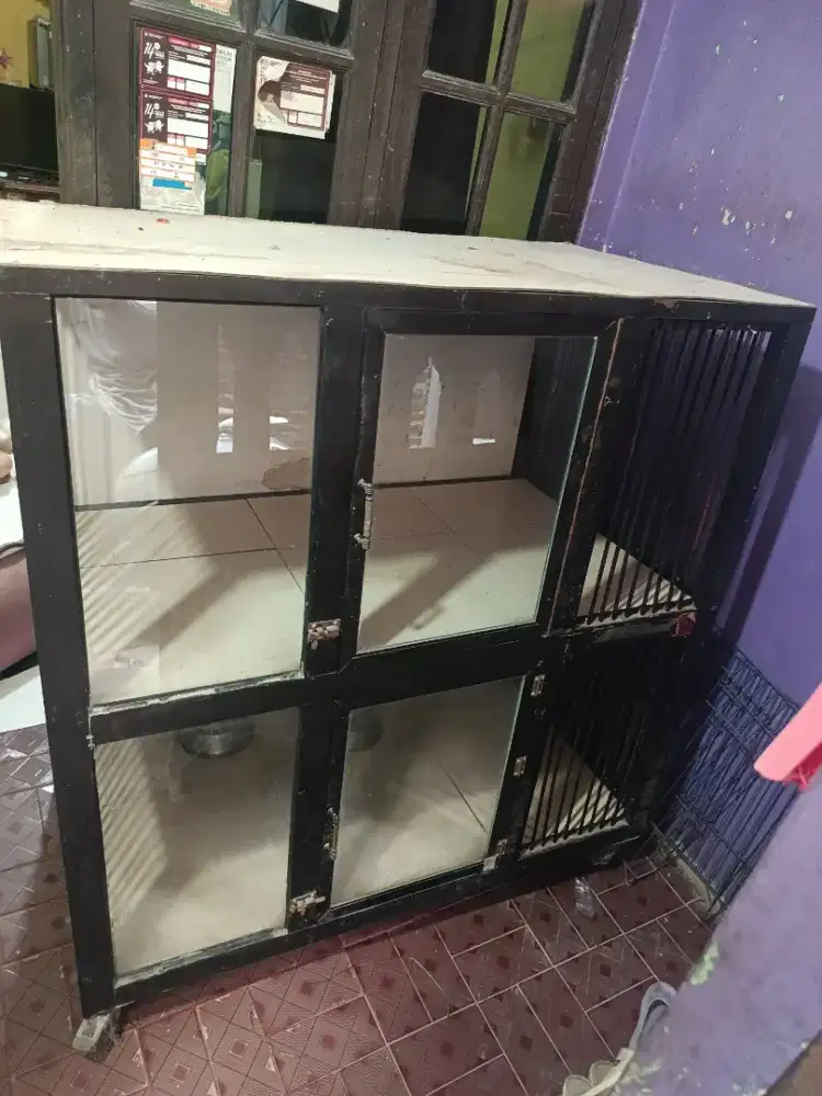 Kandang kucing aluminium