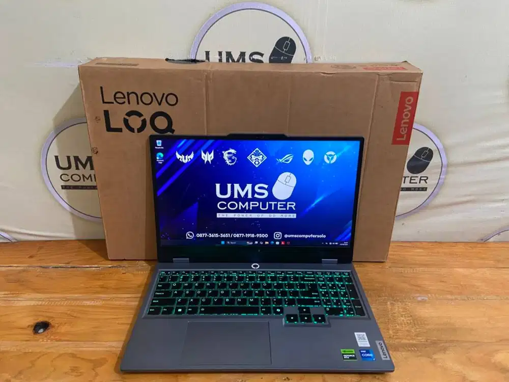 LENOVO LOQ 15IRX9 Core i7-13650HX RAM 12GB SSD 512GB RTX 4050 6GB