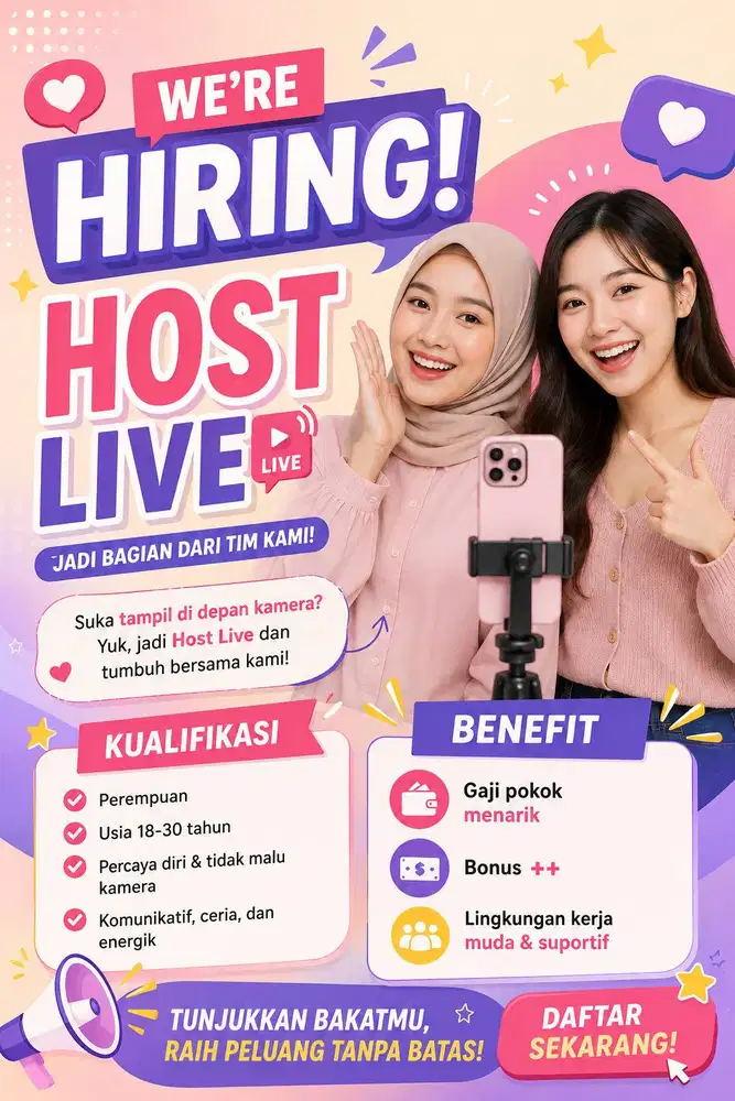 HOST LIVE - DIBUTUHKAN SEGERA