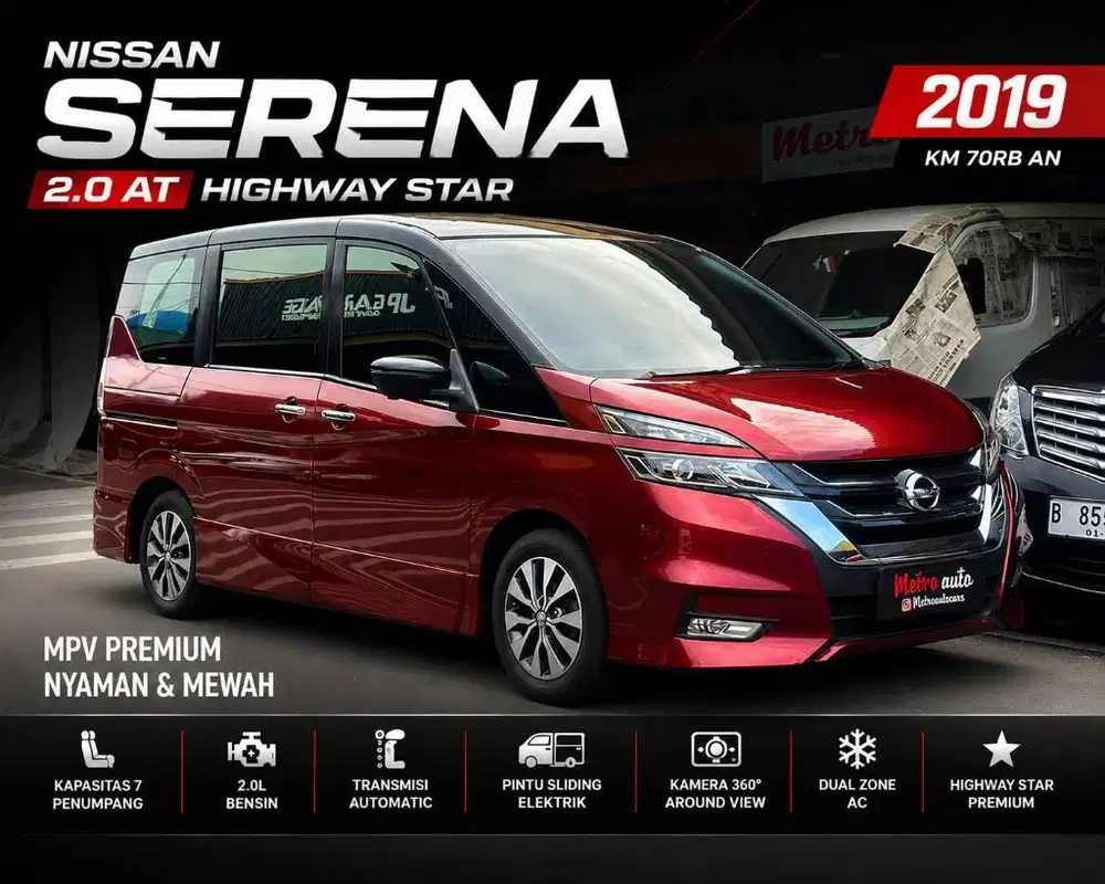 Nissan Serena HWS 2019/2020 Merah