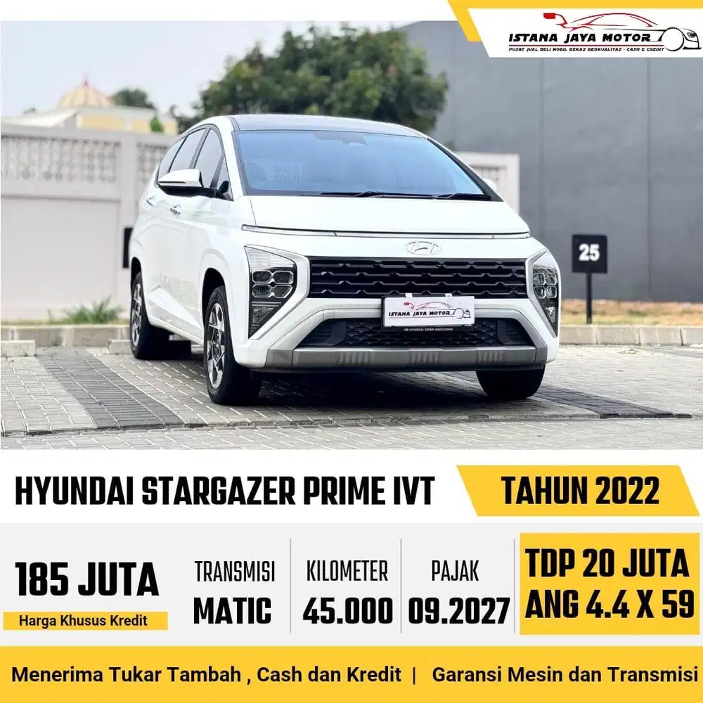 [PAJAK PANJANG] Hyundai Stargazer Prime Captain Seat 2022