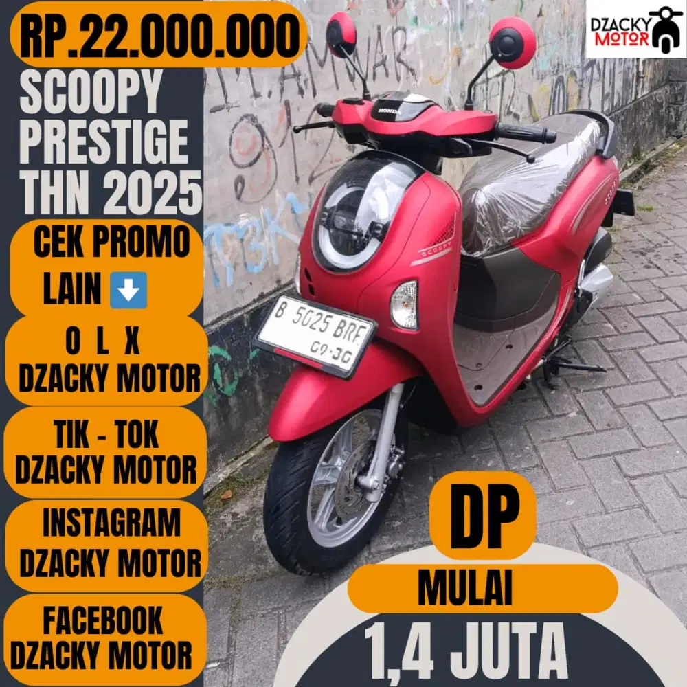 SCOOPY PRESTIGE 2025 SECOND LIKE' NEW