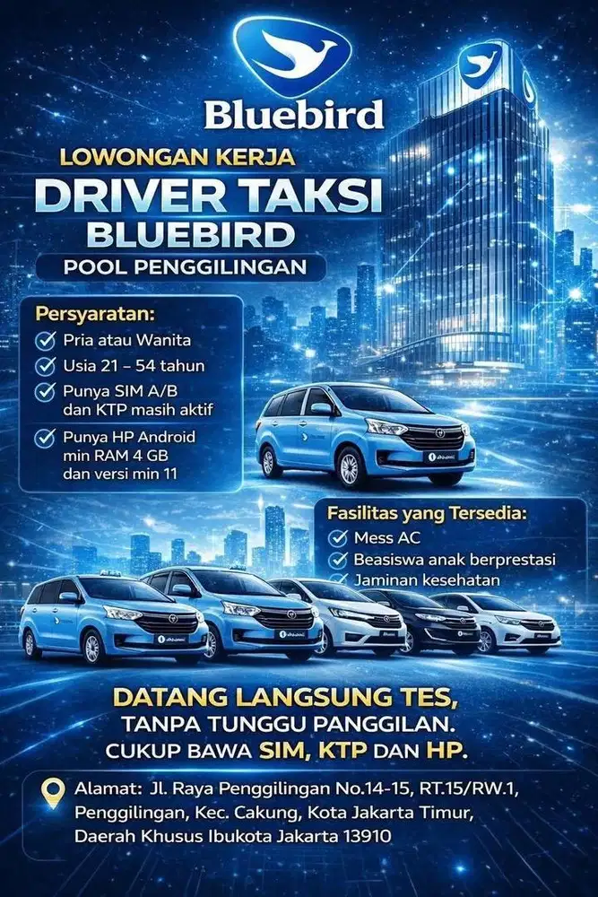 Lowongan kerja DRIVER