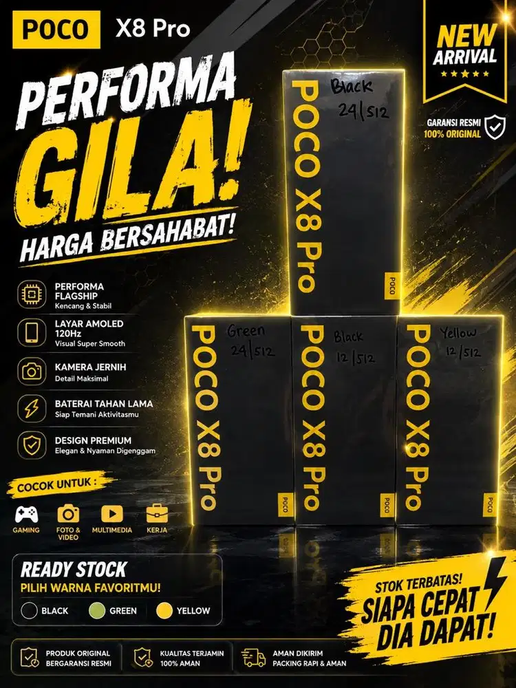 Poco X8Pro 12/512 Baru